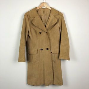 Vintage Deerskin Long Coat | Made In France